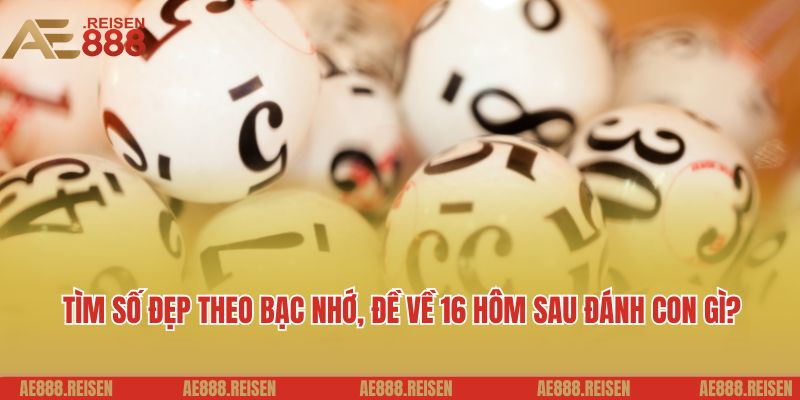Đề Về 16 Hôm Sau Đánh Con Gì? Gợi Ý Con Số May Mắn Hôm Nay 2 Tìm số đẹp theo bạc nhớ, đề về 16 hôm sau đánh con gì